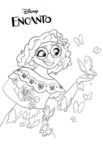 Desenho de Encanto Desenho Colorir Imprimir 06