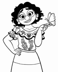 Desenho de Encanto Desenho Colorir Imprimir 07
