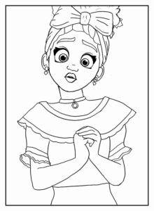 Desenho de Encanto Desenho Colorir Imprimir 14