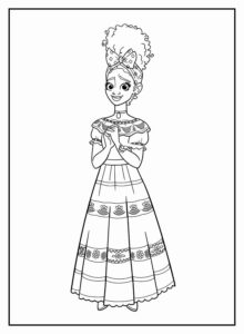 Desenho de Encanto Desenho Colorir Imprimir 16
