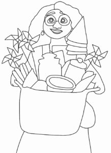 Desenho de Encanto Desenho Colorir Imprimir 18