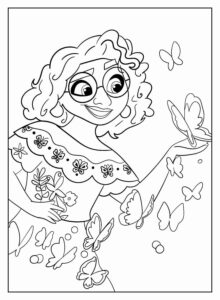 Desenho de Encanto Desenho Colorir Imprimir 23