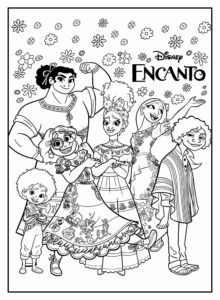 Desenho de Encanto Desenho Colorir Imprimir 26