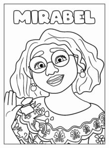Desenho de Encanto Desenho Colorir Imprimir 38