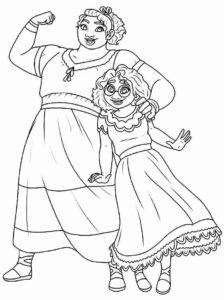 Desenho de Encanto Desenho Colorir Imprimir 44