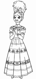 Desenho de Encanto Desenho Colorir Imprimir 45