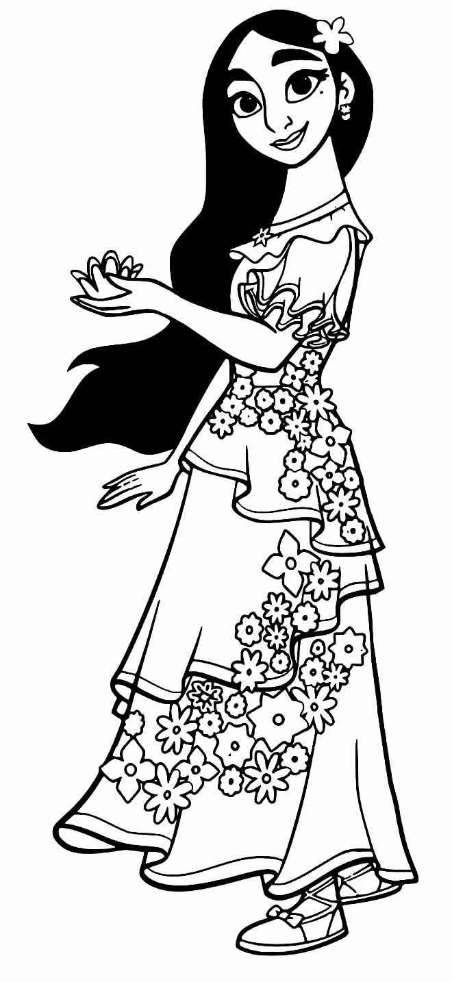 Desenho de Encanto Desenho Colorir Imprimir 48