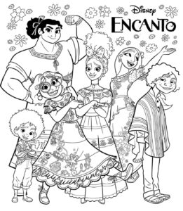 Desenho de Encanto Desenho Colorir Imprimir 50