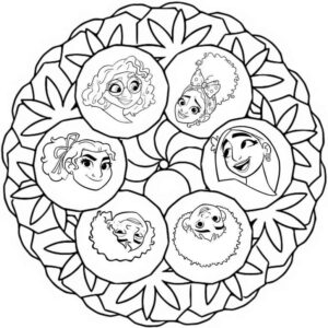 Desenho de Encanto Desenho Colorir Imprimir 54