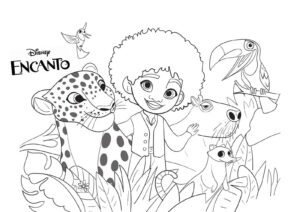 Desenho de Encanto Desenho Colorir Imprimir 55