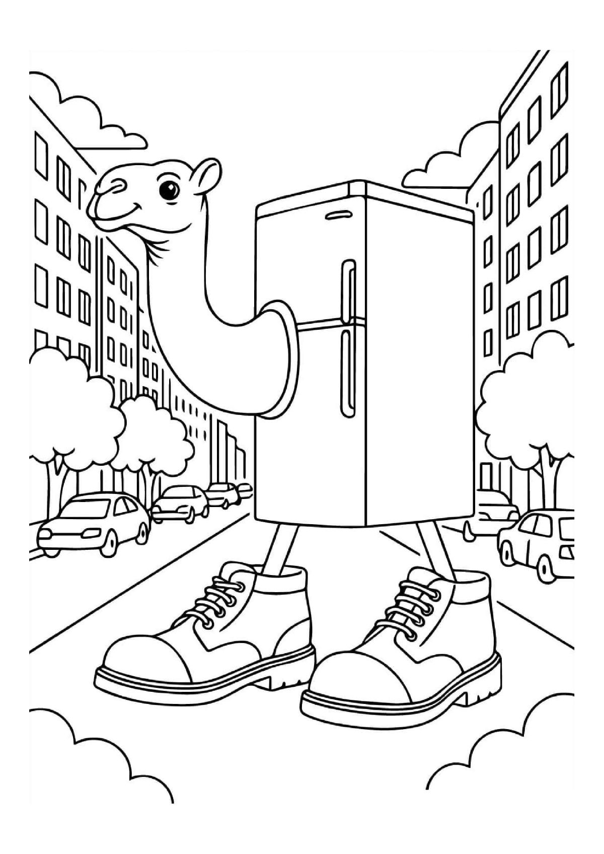 Desenho de Frigo Camelo 1 Of 1