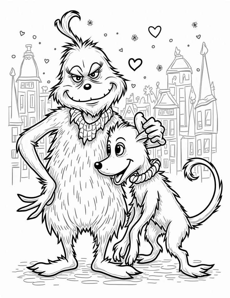 Desenho de Grinch Desenho Colorir Imprimir 02