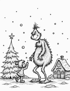 Desenho de Grinch Desenho Colorir Imprimir 05