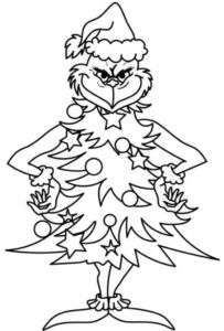 Desenho de Grinch Desenho Colorir Imprimir 08