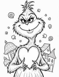 Desenho de Grinch Desenho Colorir Imprimir 10