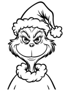 Desenho de Grinch Desenho Colorir Imprimir 11
