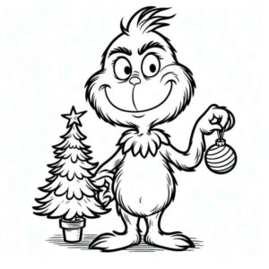 Desenho de Grinch Desenho Colorir Imprimir 23