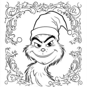Desenho de Grinch Desenho Colorir Imprimir 24