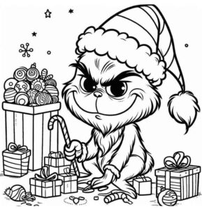 Desenho de Grinch Desenho Colorir Imprimir 30