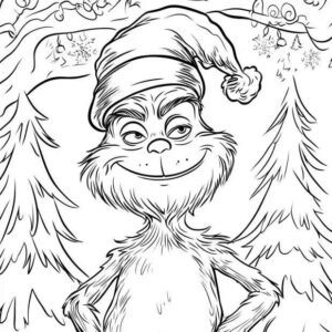 Desenho de Grinch Desenho Colorir Imprimir 32