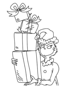 Desenho de Grinch Desenho Colorir Imprimir 33