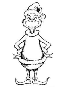 Desenho de Grinch Desenho Colorir Imprimir 35