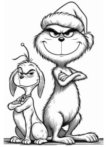Desenho de Grinch Desenho Colorir Imprimir 42