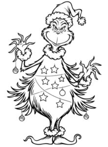 Desenho de Grinch Desenho Colorir Imprimir 44