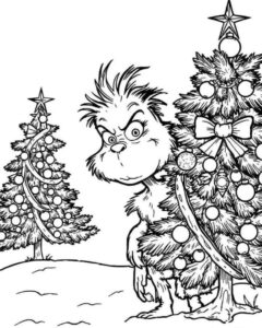Desenho de Grinch Desenho Colorir Imprimir 46