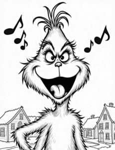Desenho de Grinch Desenho Colorir Imprimir 47