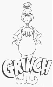 Desenho de Grinch Desenho Colorir Imprimir 51