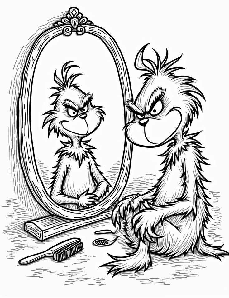 Desenho de Grinch Desenho Colorir Imprimir 53