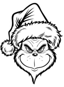 Desenho de Grinch Desenho Colorir Imprimir 55