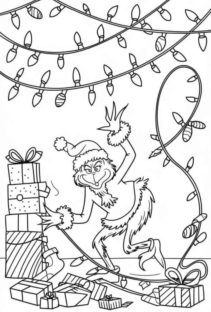 Desenho de Grinch Desenho Colorir Imprimir 56