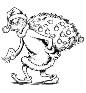 Desenho de Grinch Desenho Colorir Imprimir 60