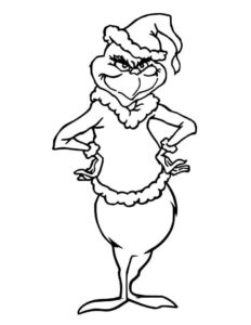 Desenho de Grinch Desenho Colorir Imprimir 61