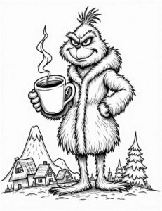 Desenho de Grinch Desenho Colorir Imprimir 63