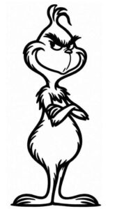 Desenho de Grinch Desenho Colorir Imprimir 66