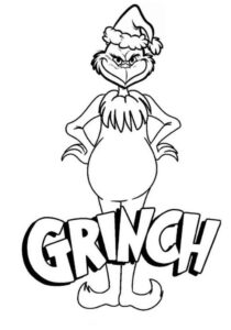 Desenho de Grinch Desenho Colorir Imprimir 71