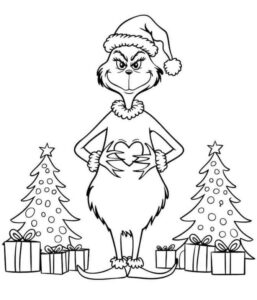 Desenho de Grinch Desenho Colorir Imprimir 74
