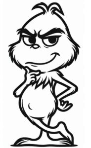 Desenho de Grinch Desenho Colorir Imprimir 77