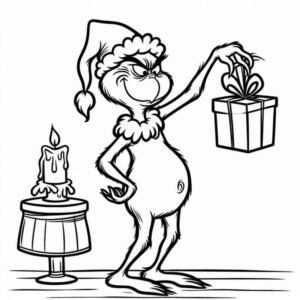 Desenho de Grinch Desenho Colorir Imprimir 84