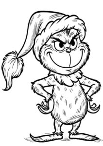 Desenho de Grinch Desenho Colorir Imprimir 86