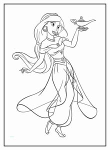 Desenho de Jasmine Desenho Colorir Imprimir 12