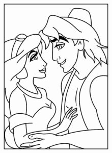 Desenho de Jasmine Desenho Colorir Imprimir 19