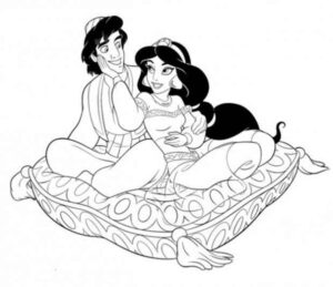 Desenho de Jasmine Desenho Colorir Imprimir 21