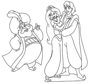Desenho de Jasmine Desenho Colorir Imprimir 23