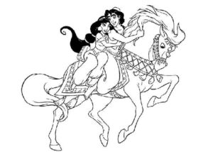 Desenho de Jasmine Desenho Colorir Imprimir 25