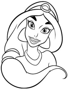 Desenho de Jasmine Desenho Colorir Imprimir 30