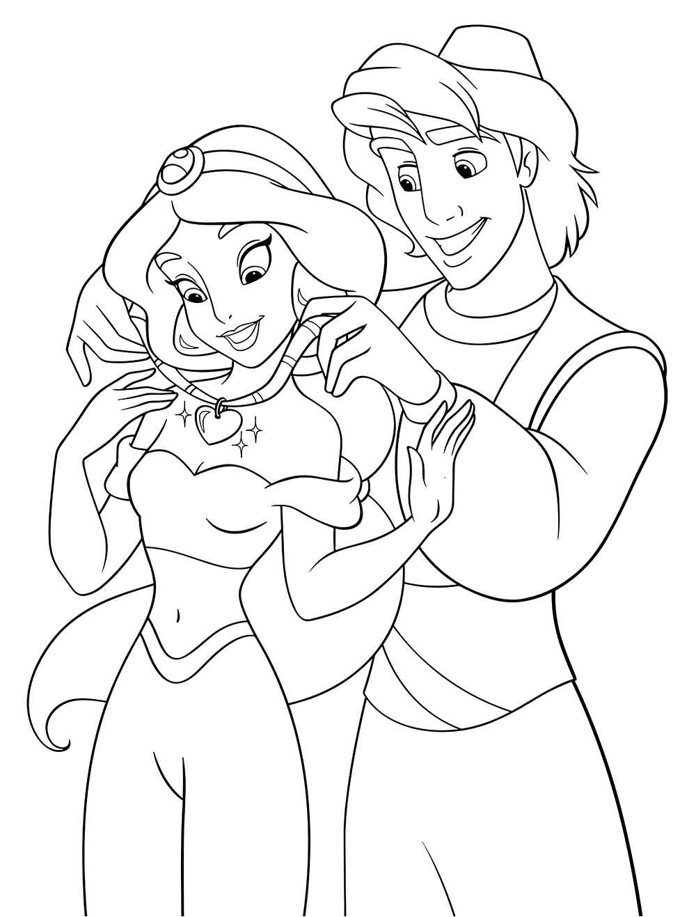 Desenho de Jasmine Desenho Colorir Imprimir 38